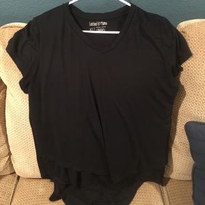 XL Latched Mama nursing top black